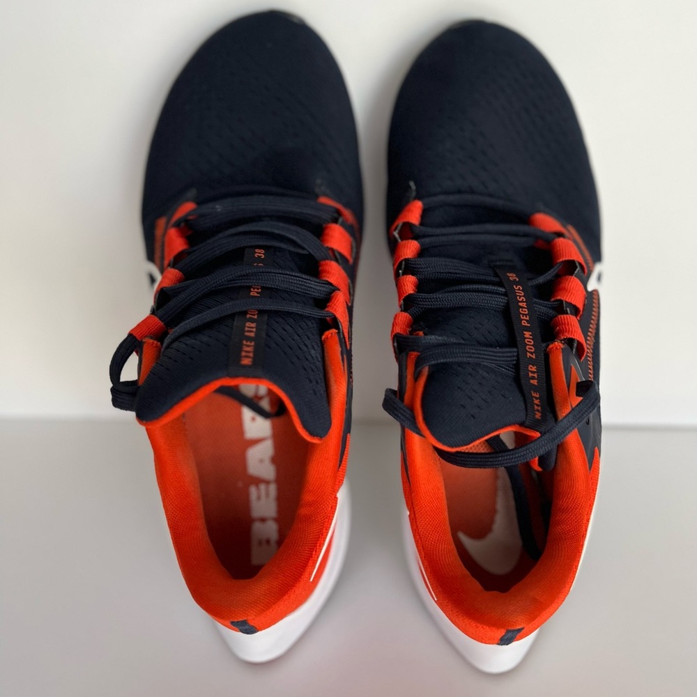 Nike zoom Pegasus 38 running shoe NFL Chicago bears men’s size 10.5 - Picture 7 of 13